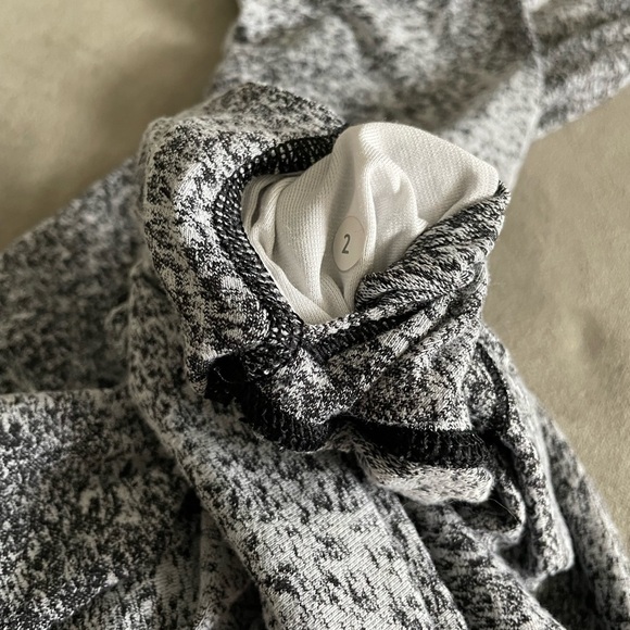 Lululemon Wunder Under Pant Hi-Rise Luon Spray Jacquard White Black Full Length - Picture 9 of 10